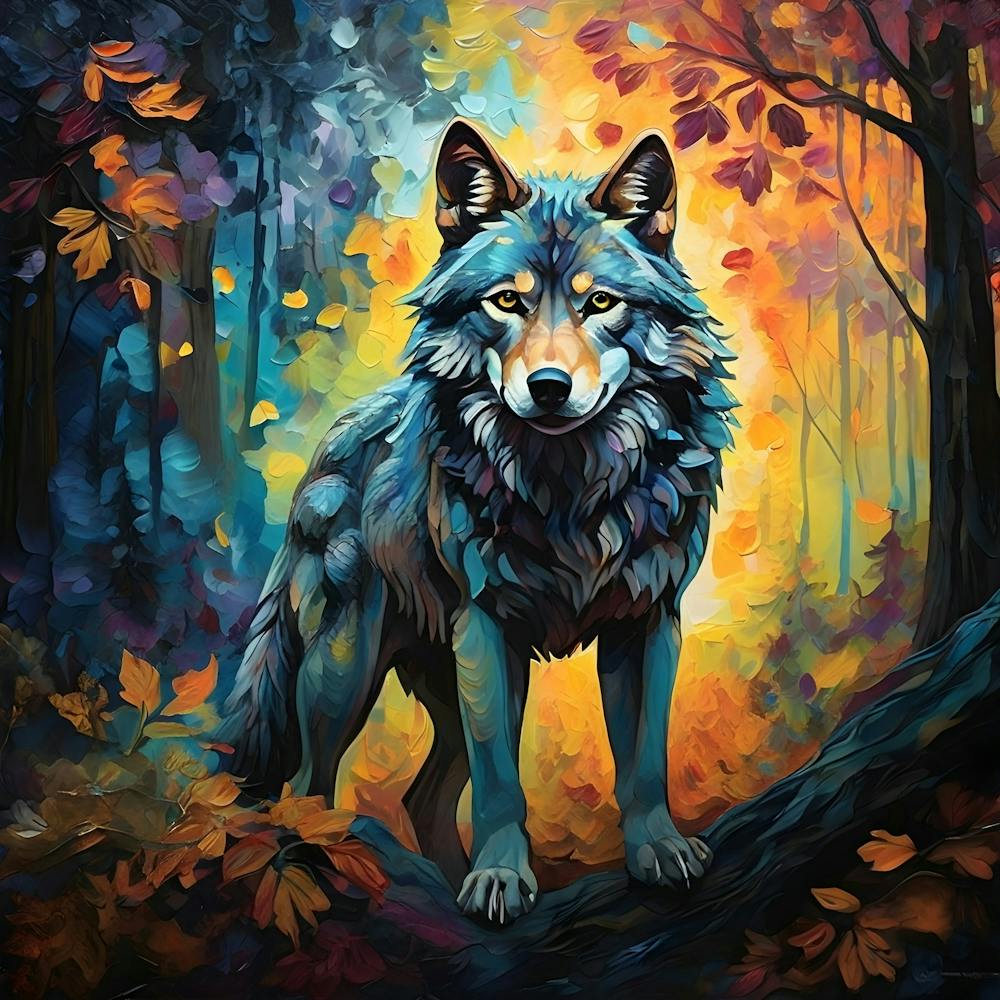Wolf In The Forest