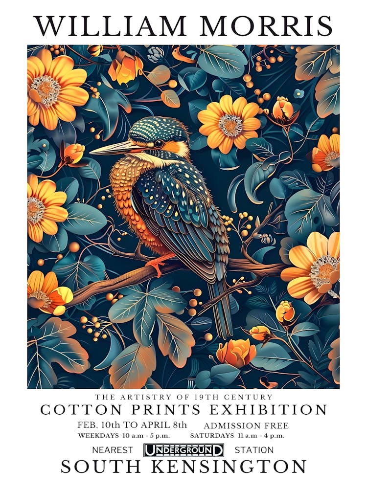 William Morris Cotton Prints Exhibition 69