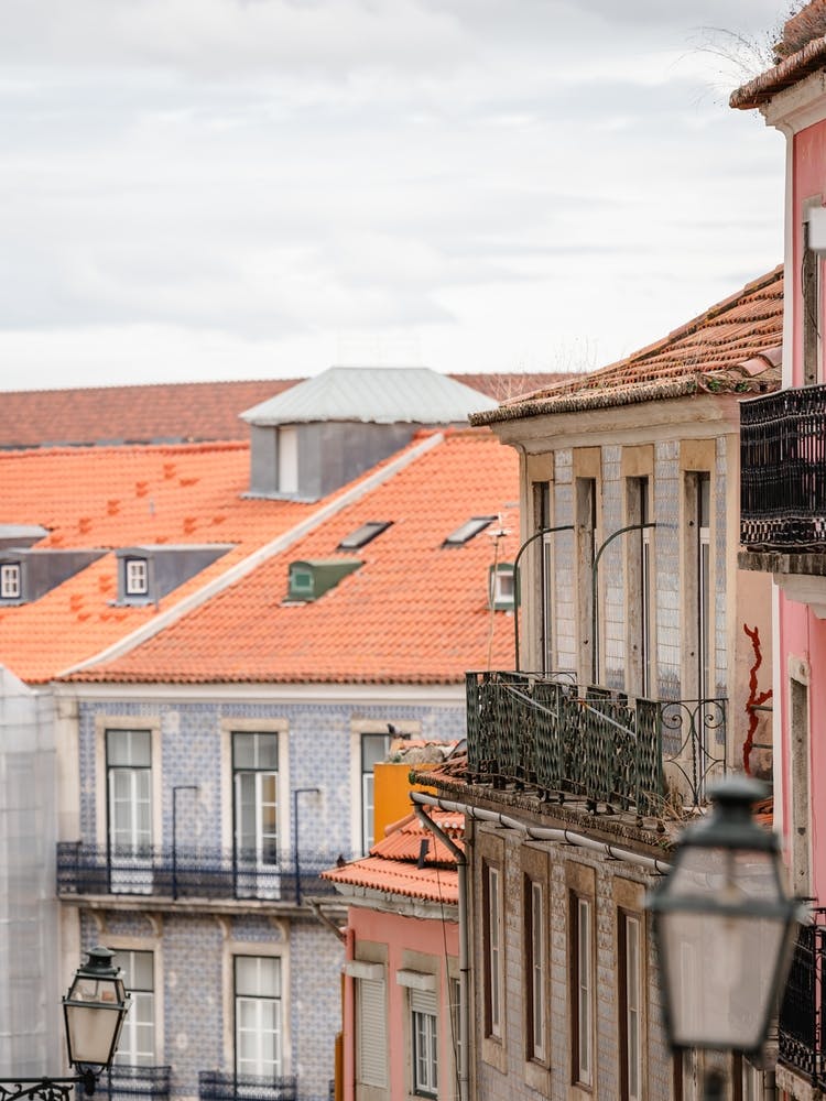 Lisbon S Alfama Balconies & Facades