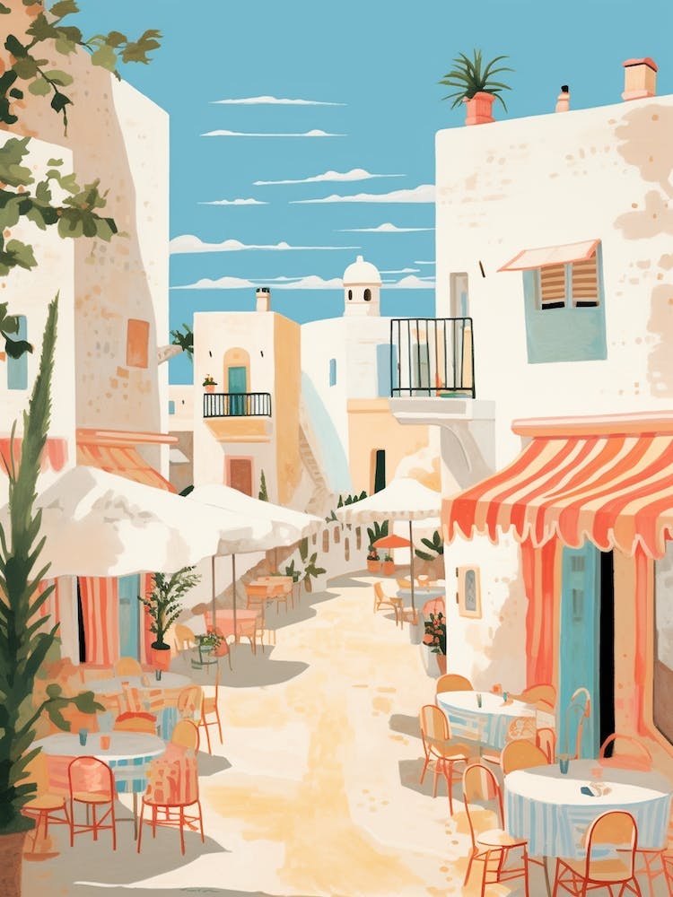 Hammamet Tunisia 4 Illustration