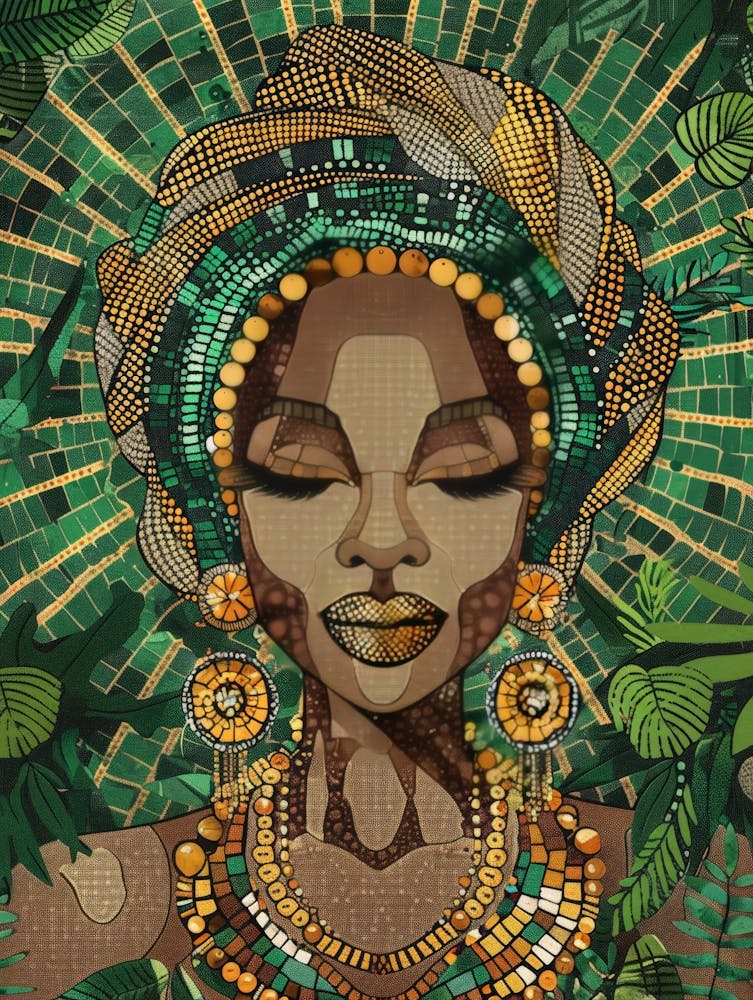 Afrikanische Frau 103