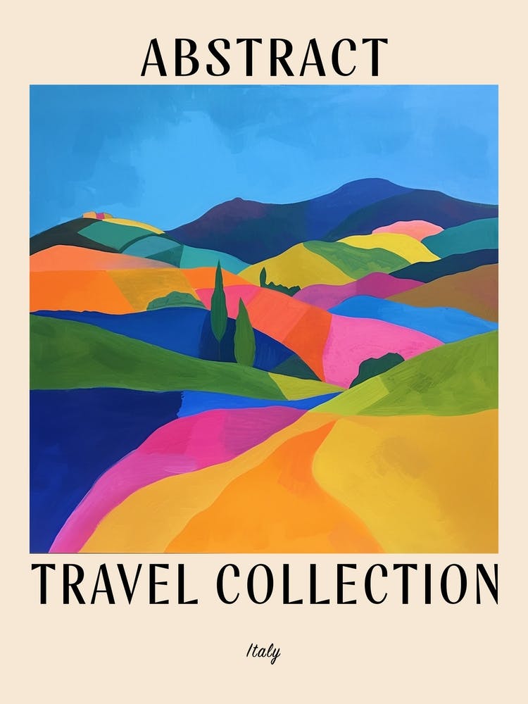 Abstract Travel Collection Poster Italy 5