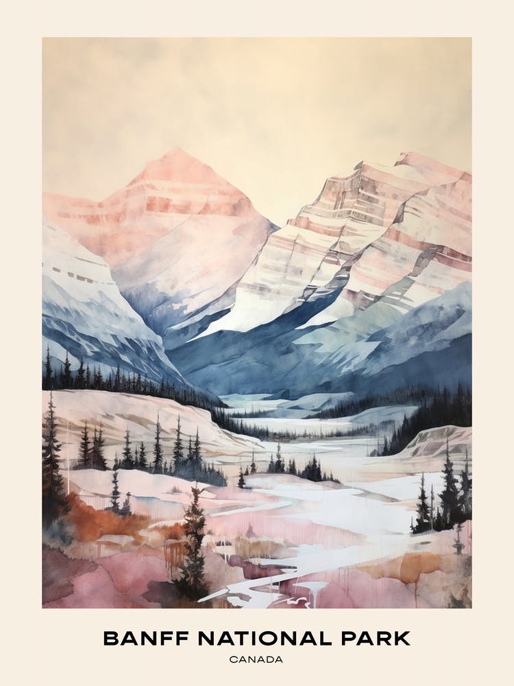 Banff National Park Canada 1 Plakat