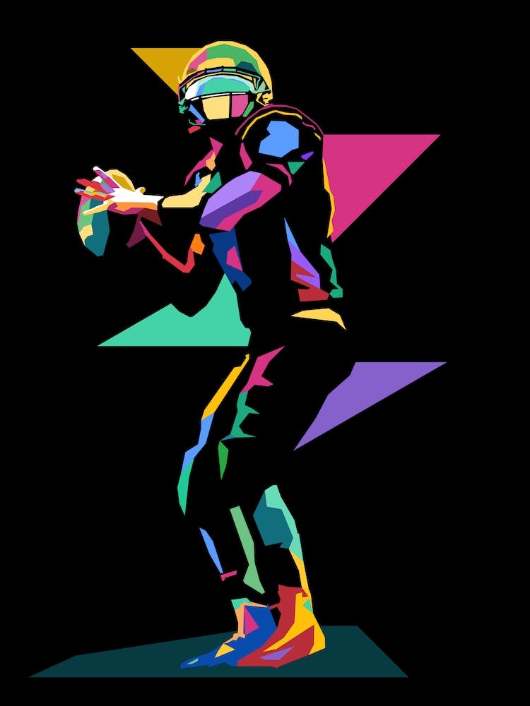 American Football Pop Art 8