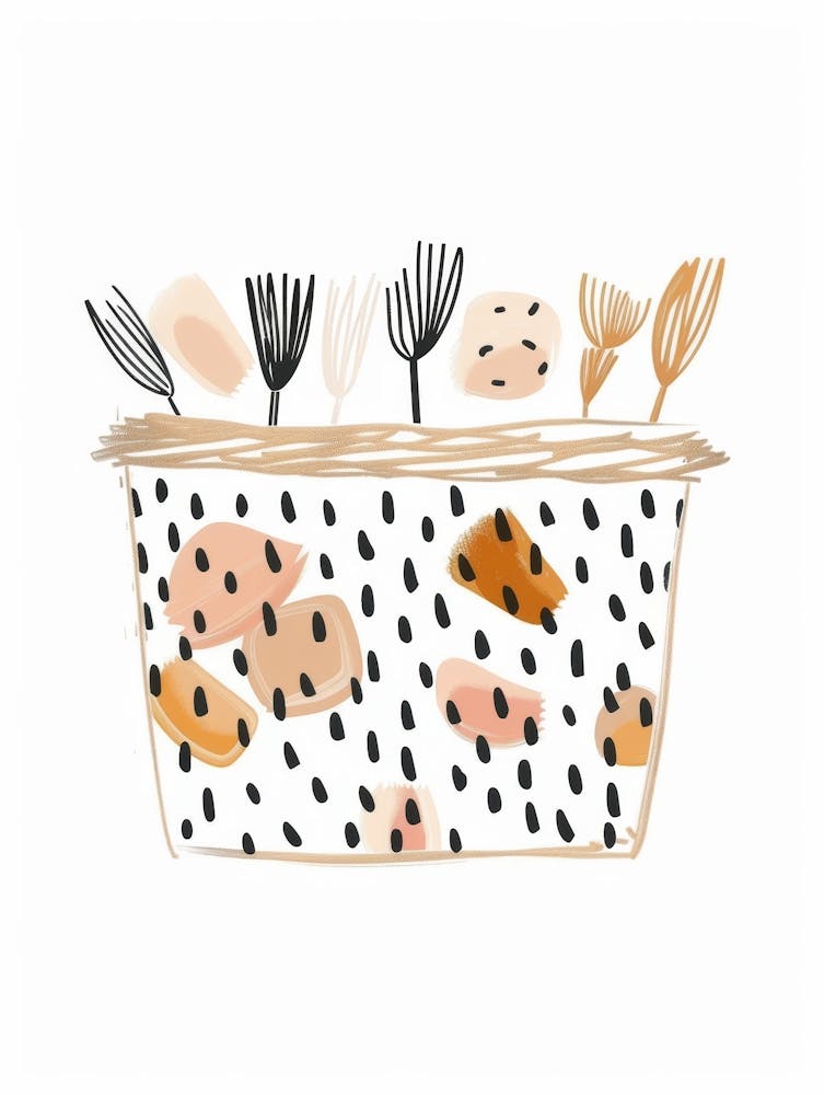 Basket Of Flowers 2