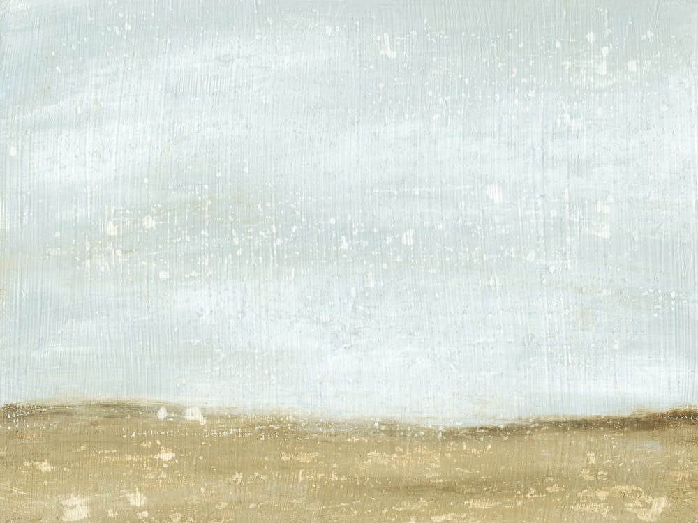 Unexpected - Abstract Beach Coastal Minimalist Landscape Painting