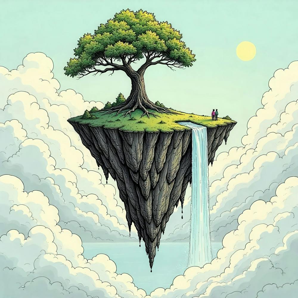 Tree On An Island 4