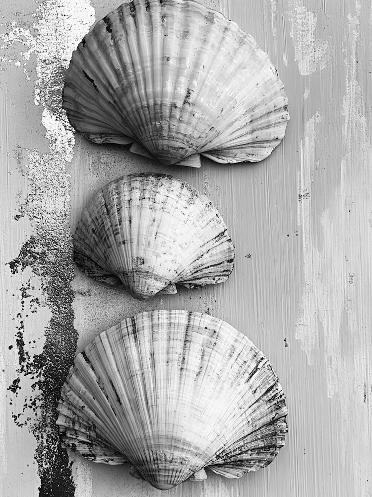 Black And White Shells 1