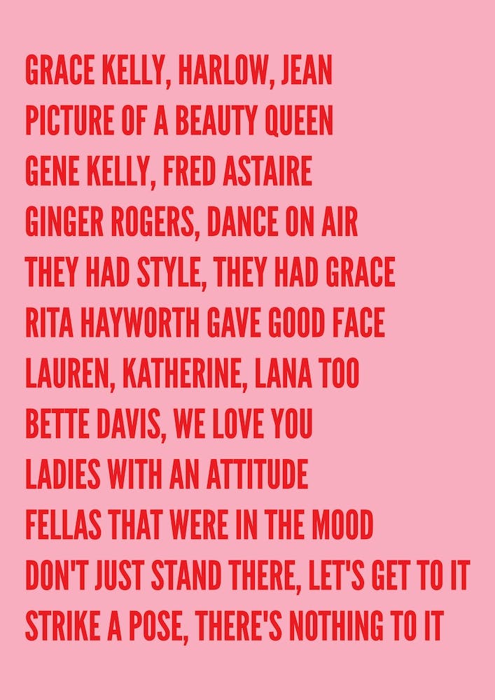 Vogue Pink And Red