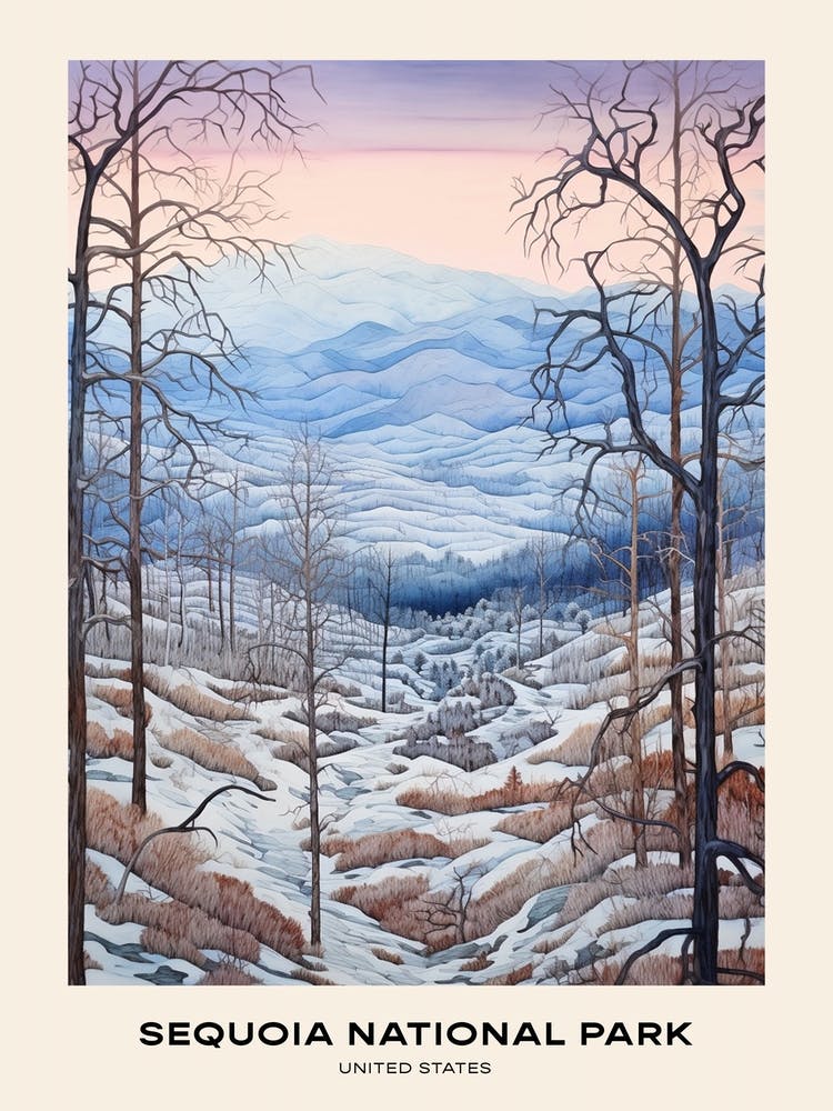 Sequoia National Park United States 1 Affiche