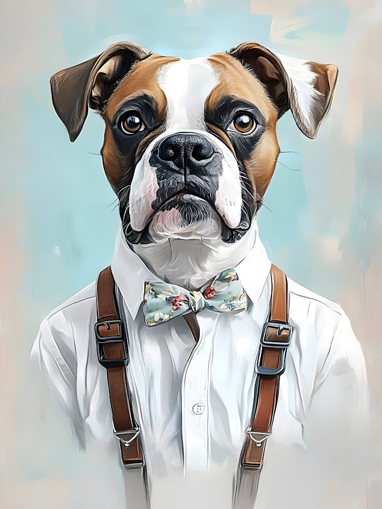 Boxer Dog Portrait