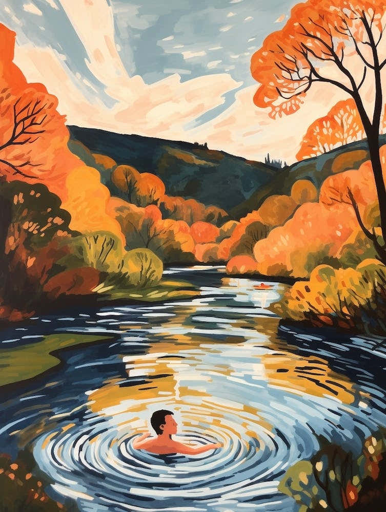 Wild Swimming At River Nidd Yorkshire 2