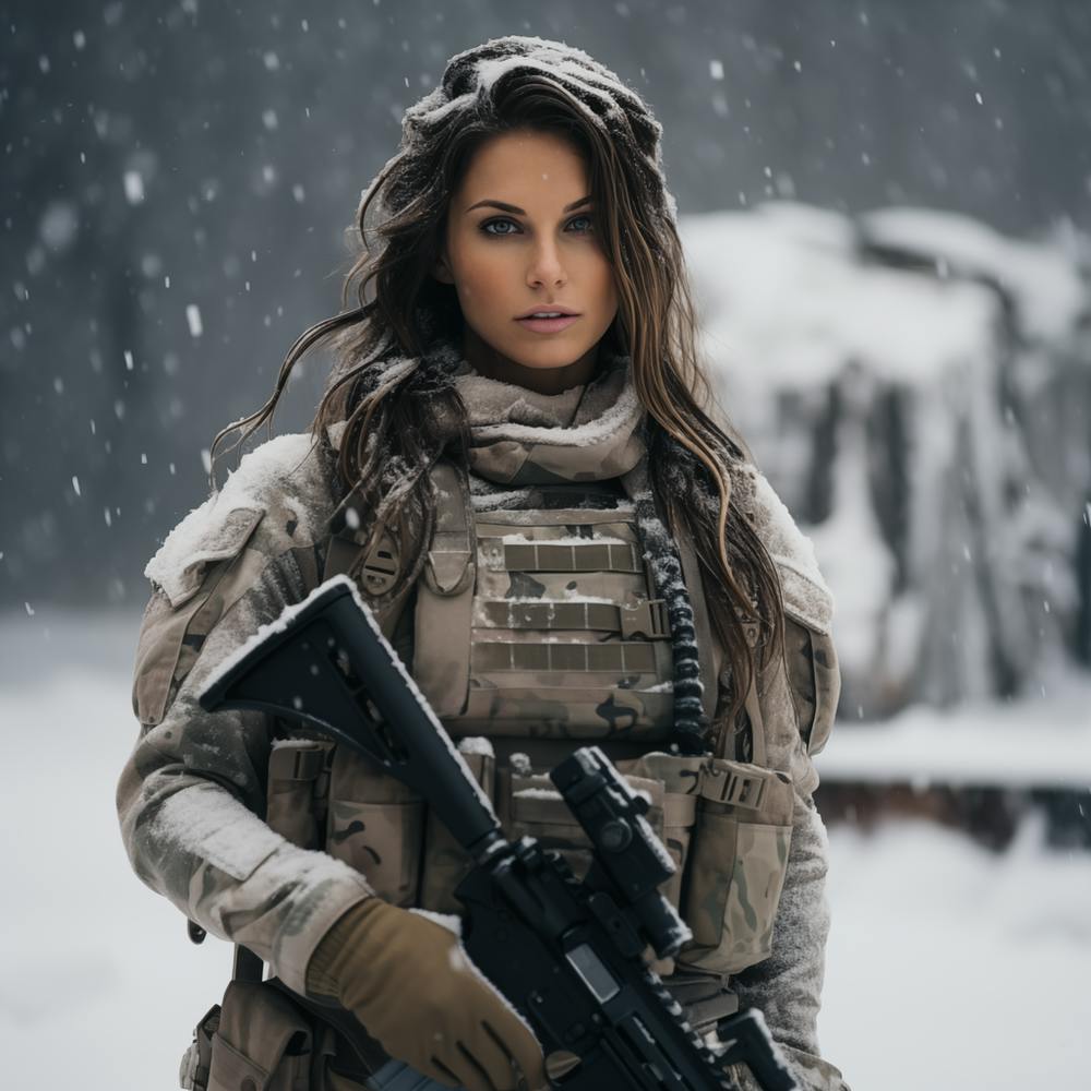 Soldier In The Snow