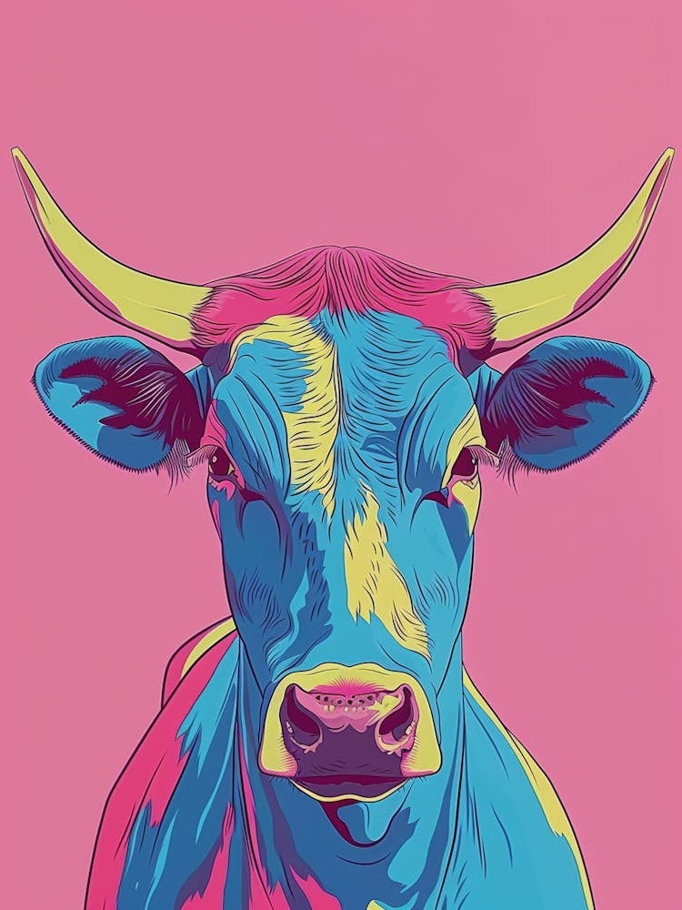 Cow Canvas Print 3