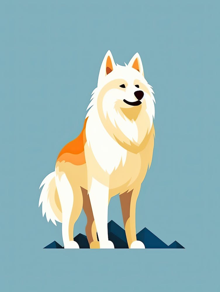 Dog, Minimalism art