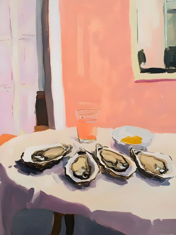 Oysters On The Table