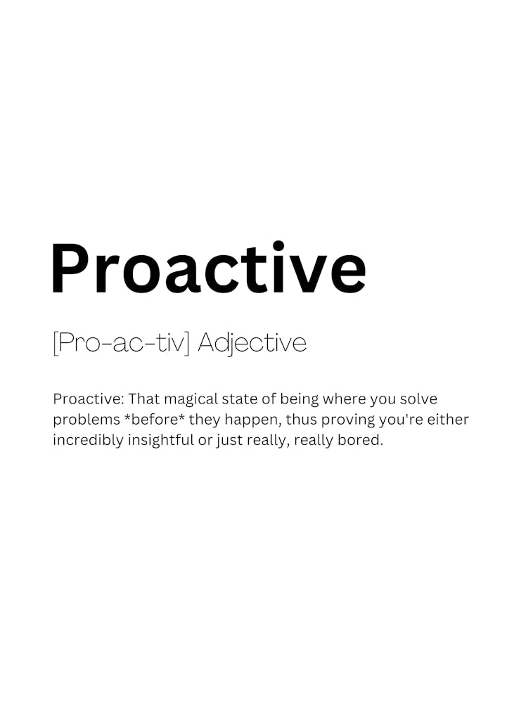 Proactive Definition Meaning 1