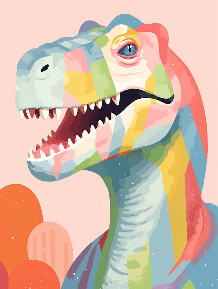 Colourful Dinosaur Camarasaurus 2