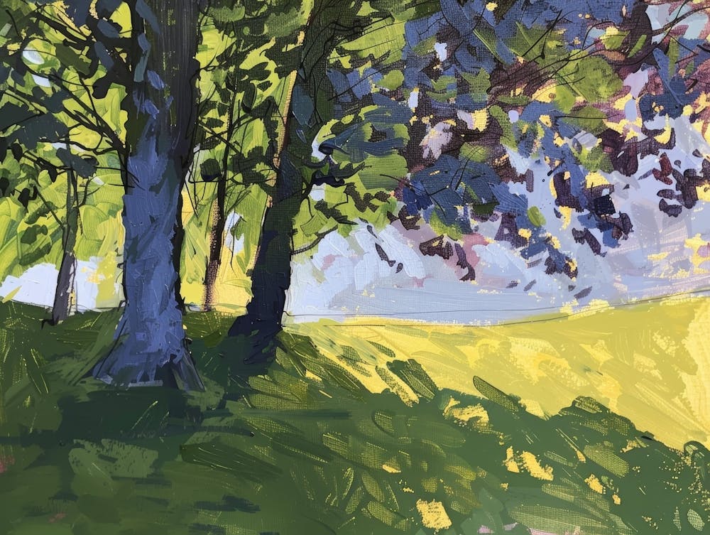 Trees In The Sun 1
