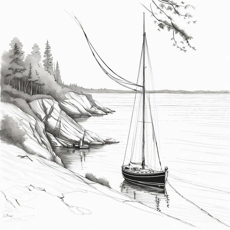 Sailboat On The Beach
