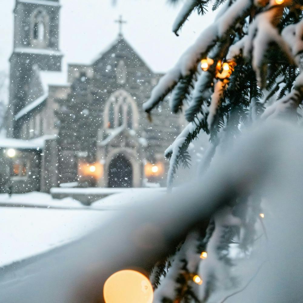 Church In The Snow
