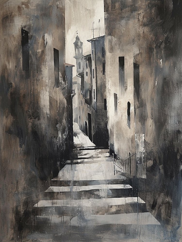 Rome Kitsch Brushstroke Cityscape 2