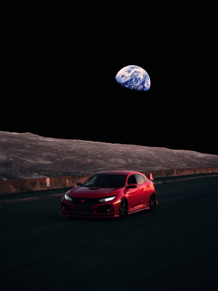 Honda Civic In Space