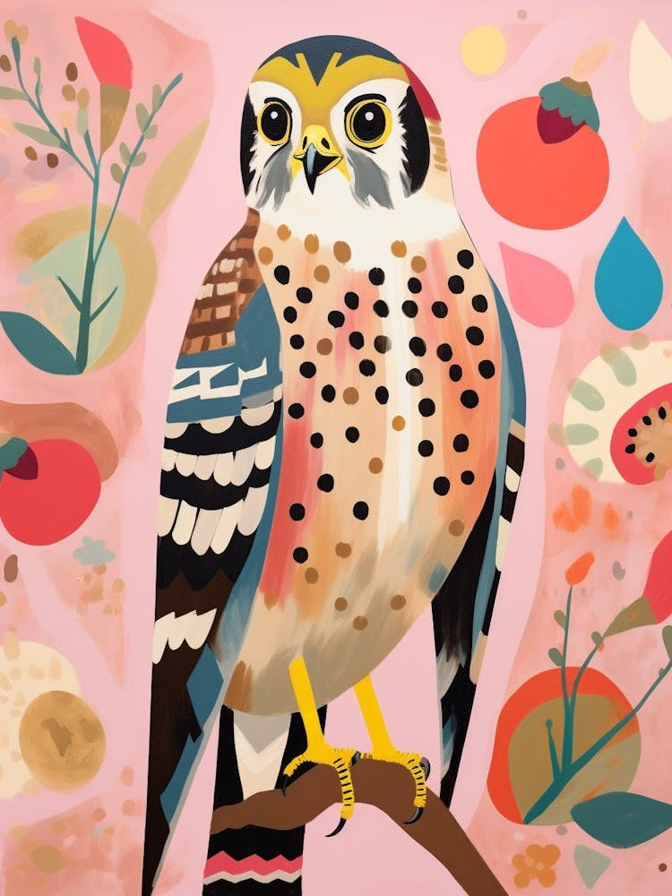 Pink Scandi American Kestrel 2