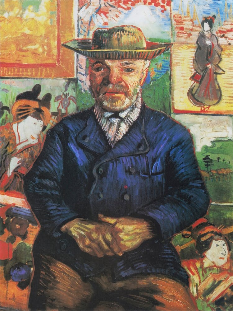 Portrait Of Père Tanguy (1887), Vincent Van Gogh