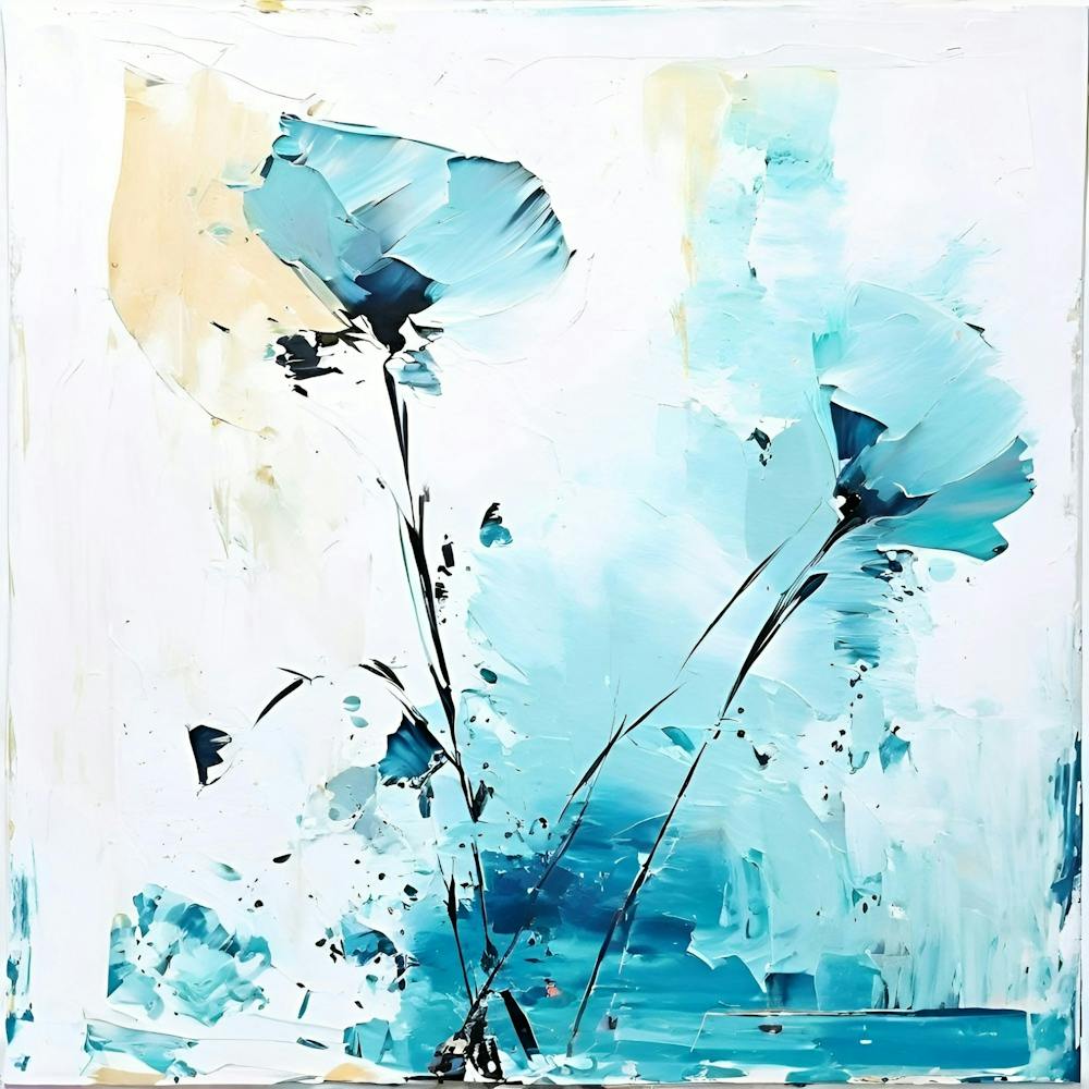 Blue Poppies 1