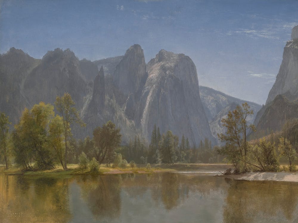 In The Yosemite, Albert Bierstadt