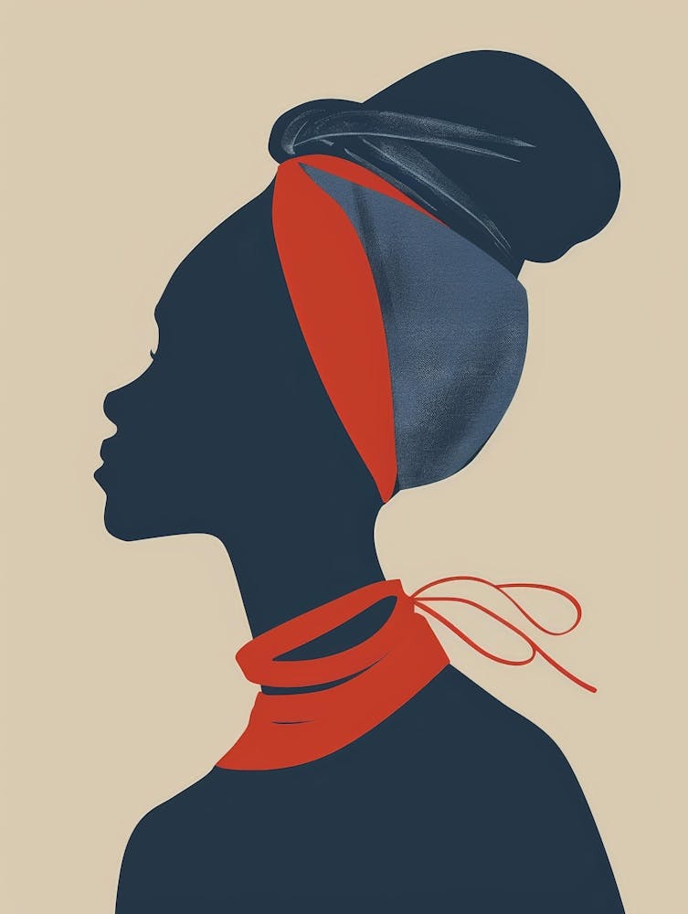 Silhouette Of African Woman 23