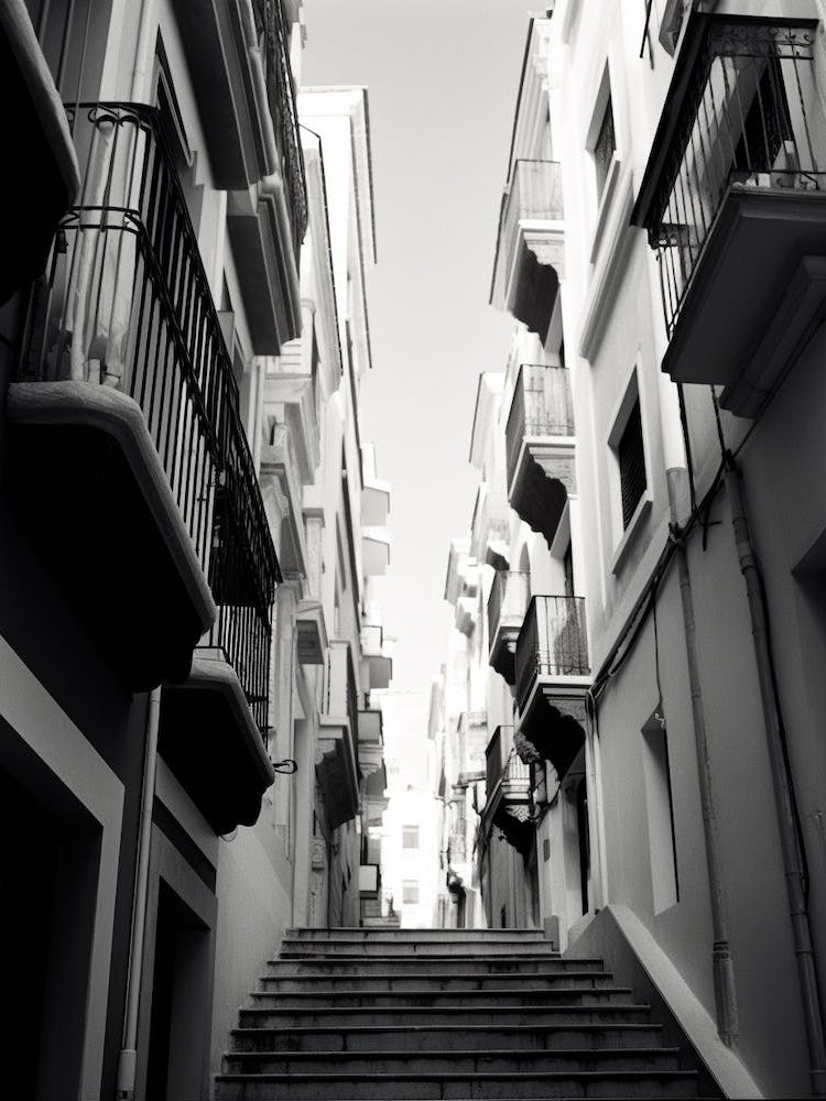 Cartagena, Spain, Black And White Old Photo 2