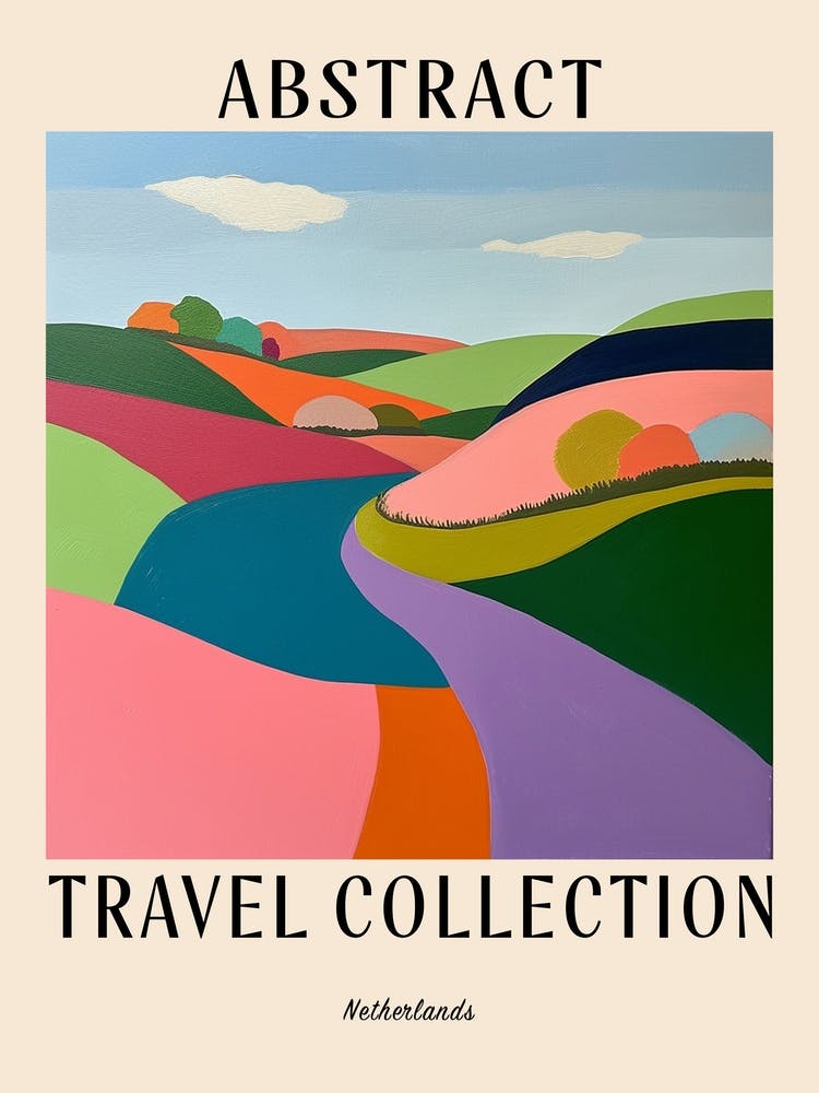 Abstract Travel Collection Poster Netherlands 3