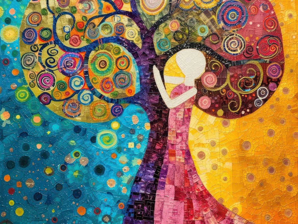 Contemporary Artwork Inspired By Gustav Klimt 4