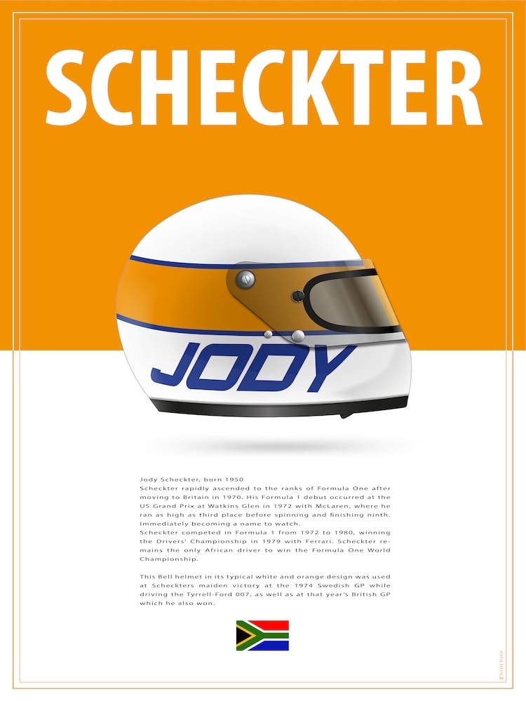 Jody Scheckter Helmet