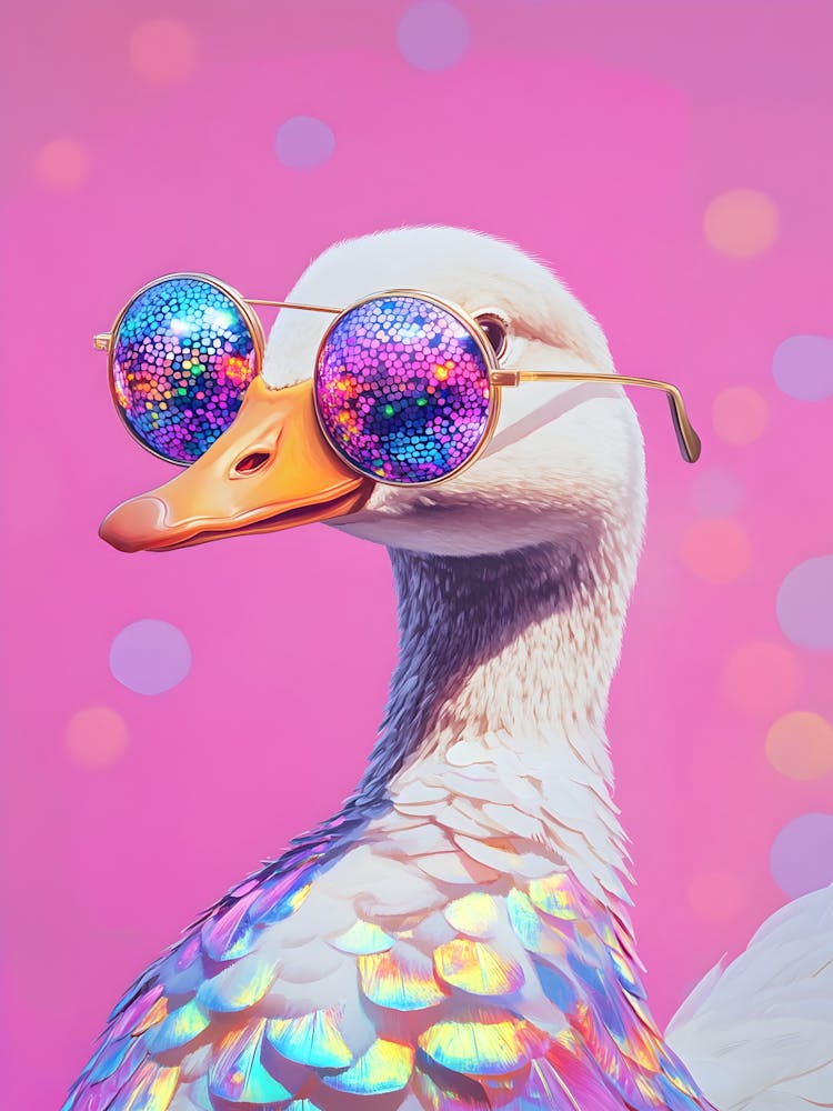 Duck With Sunglasses