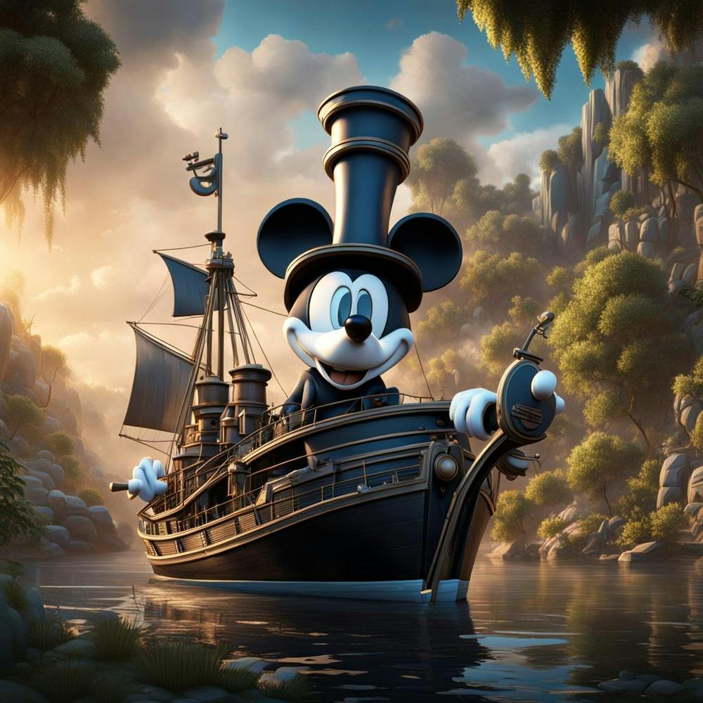 Steamboat Willie: A Literal Boat