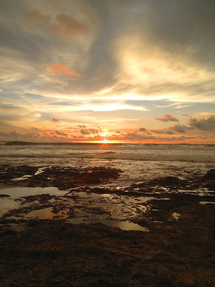 Sunset on Beach in Costa Rica