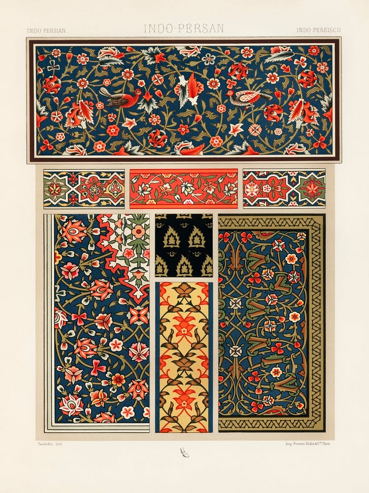 Indo Persian Pattern, Albert Racine (3) 1