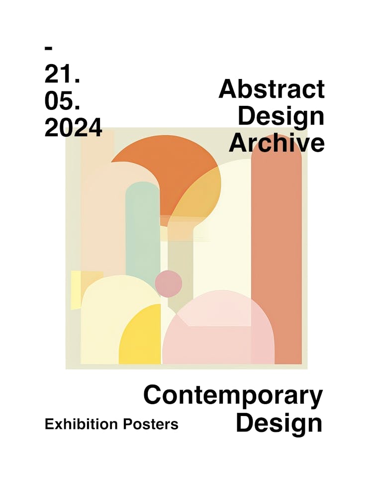Abstract Design Archive Poster 49