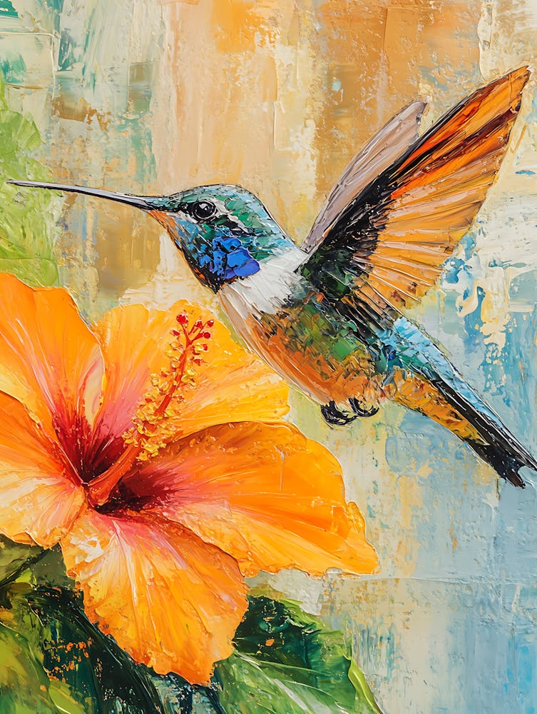 Hummingbird Loves Hibiscus 14
