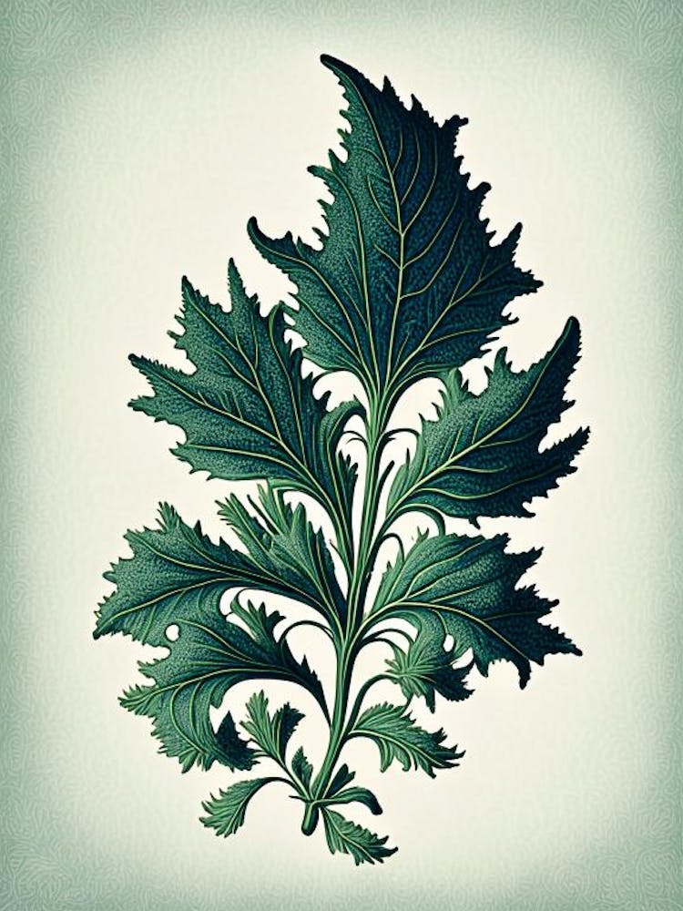 Pennyroyal Leaf Vintage Botanical 3