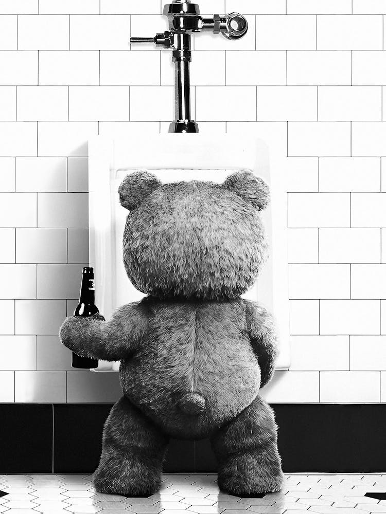 Ted Teddy Bear Toilet