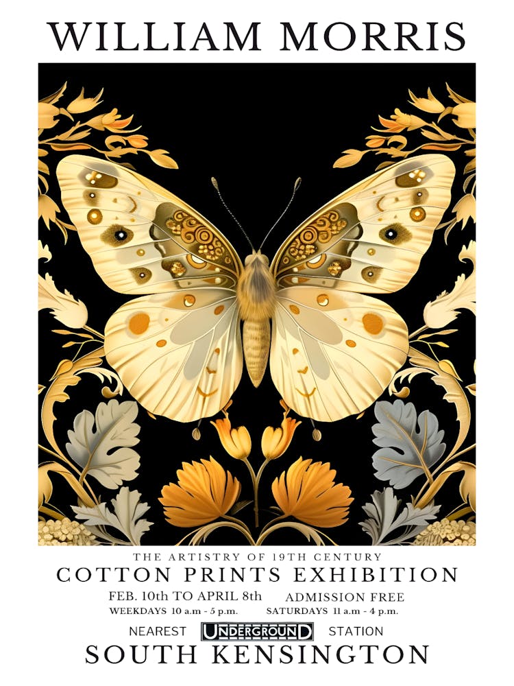 William Morris Cotton Prints Exhibition 78
