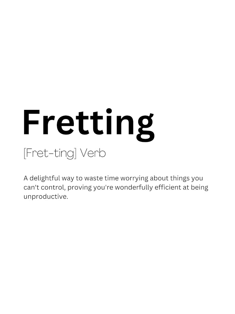 Fretting Definition Meaning