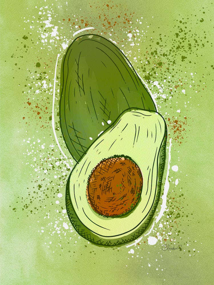 Avocado Painting