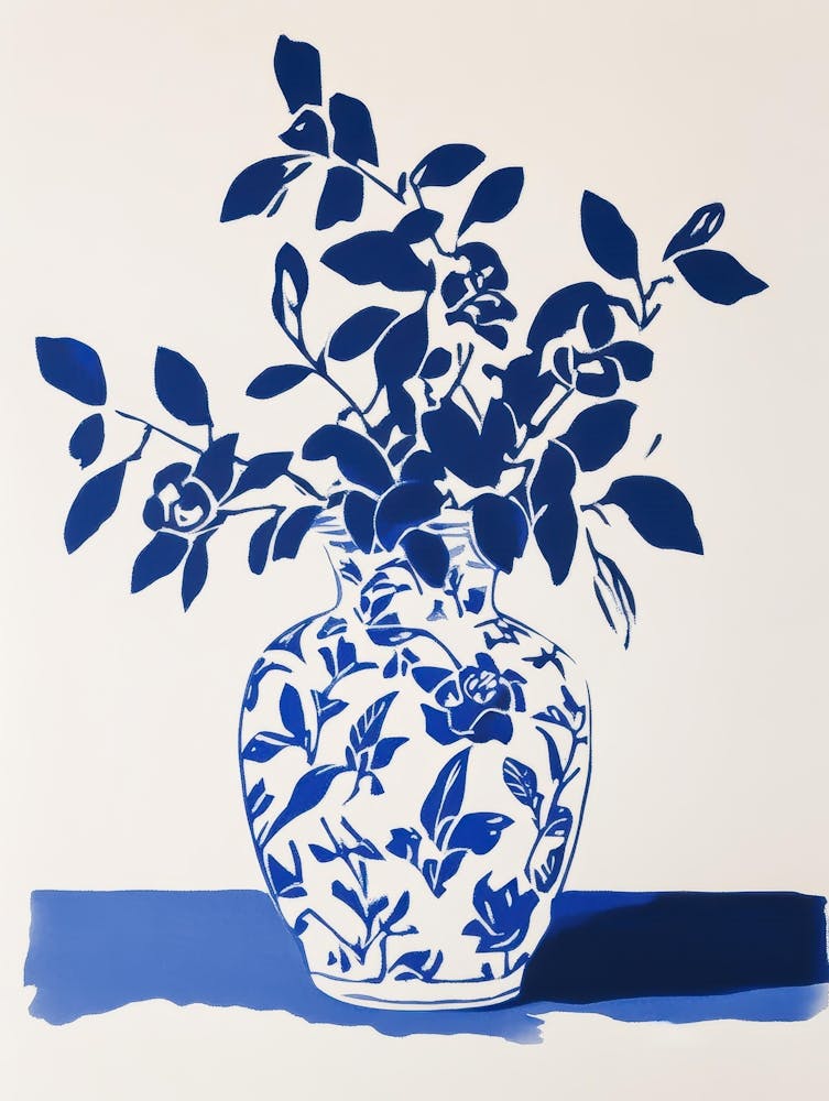Blue And White Vase 1