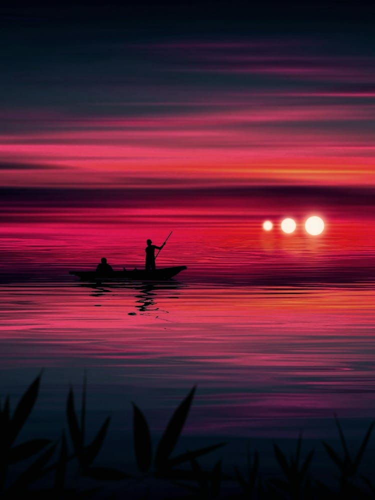 Fisherman Three Sunset