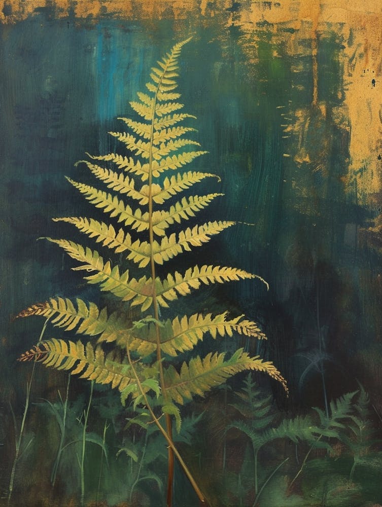 Sword Fern Painting 1